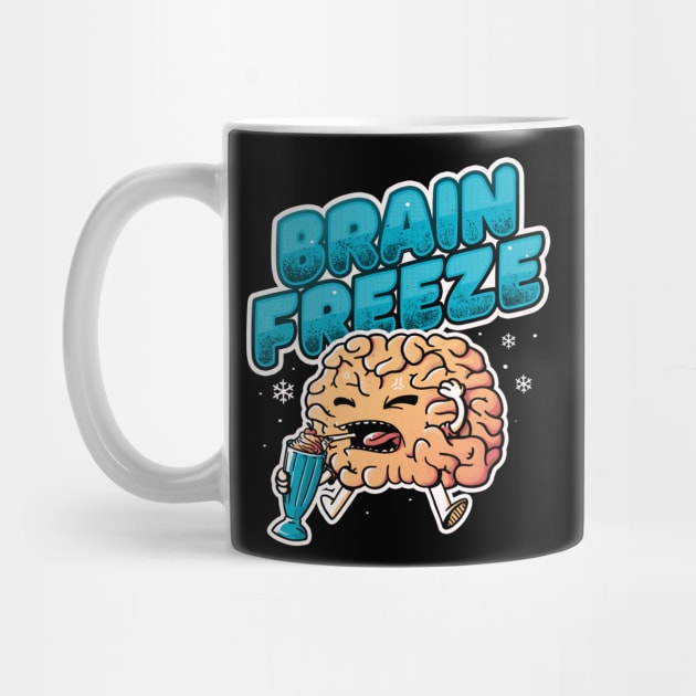 Brain Freeze - Funny Summer Ice Cream Gift by eduely